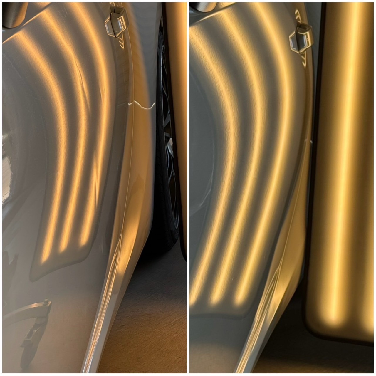 施工事例2 - デントリペア修理前後